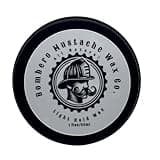 Mustache Wax Light hold - Bombero Mustache Wax Co. - Easy Application, Restyleable, lasting hold - Most Advanced All Natural Formula Holds up to Hard Work and Exercise - 1 OZ tin (Woodsy)