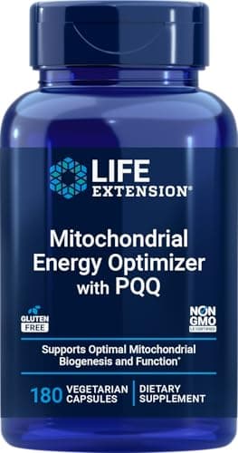 Life Extension Mitochondrial Energy Optimizer with PQQ, 180 Vegetarian Capsules