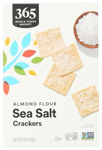 365 by Whole Foods Market, Almond Flour Sea Salt Crackers, 5 Ounce