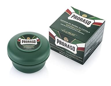 Proraso Shaving Soap - Eucalyptus Oil & Menthol - Refreshing Shave Soap in a Bowl for All Beard Types - Premium Italian Shaving for Men - 5.2oz