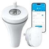 GoveeLife Smart Pool Thermometer with WiFi Gateway, Digital Swimming Water Thermometer Temperature Monitor with IPX7 Waterproof, Remote App Notification Alert for Ice Bath Tub, Fishbowl, Pond, Hot Tub