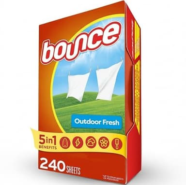 Bounce Fabric Softener Sheets, Outdoor Fresh Scent, 240 Count