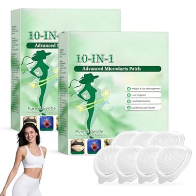 HongChengSM Moringa 10-in-1 Nano Microdarts Patch, 2026 New Advanced Moringa Patches, Natural Skin Care Patchs for Women and Men, Firming Skin, Gentle Formula for All Skin (2 Boxes)