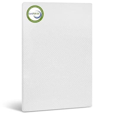 Genew Pack and Play Mattress 41 * 28.5" for 4moms Breeze Plus & 4moms Breeze GO Portable Travel, Pack N Play Mattresses Topper with Waterproof Cover, Machine Wash Soft Breathable