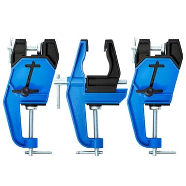 XCMAN Alpine Ski Vise PRO For Ski Tuning and Waxing Adjustable Angle and Height Durable and Stable - Jaw opens up to 105mm