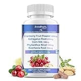 120 Capsules Kidney Cleanse Detox & Repair for Men and Women, 15-In-1 Herbal Kidney Support Supplement with Cranberry Astragalus and Uva Ursi, Support for Kidneys Urinary Tract & Bladder Health*