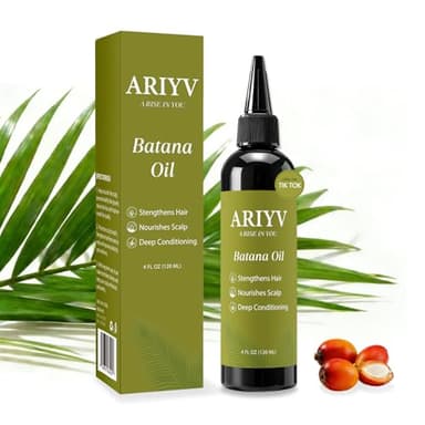 Ariyv Batana Oil for Hair Growth, Natural Batana Oil - Prevents Hair Loss, Reduces Breakage and Strengthens Hair, Enhances Thickness for Men & Women