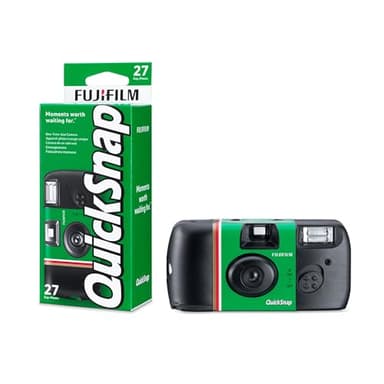 Fujifilm QuickSnap Flash 400 One-Time-Use Camera - 27 Exposures