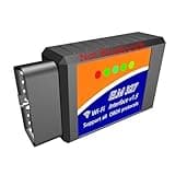 WiFi ELM327 OBD2 Adapter Scanner Reader for iOS iPhone and Android Phones OBD2 to WiFi OBD 2 ELM 327 Adapter Scanner Diagnostic Scan Tools OBDii ELM327 Interface Code Readers for Ford GM Chevy etc
