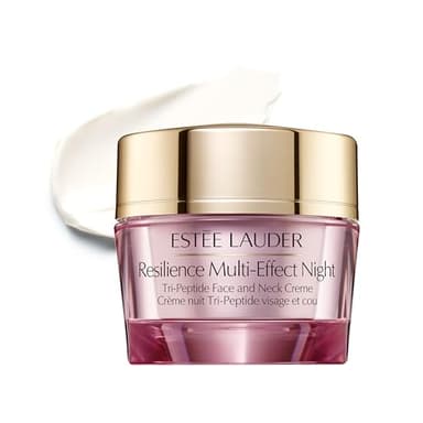 Estée Lauder Resilience Multi-Effect Night Tri-Peptide Face and Neck Cream Moisturizer | Plumping & Anti-Aging, 2.5 Ounce