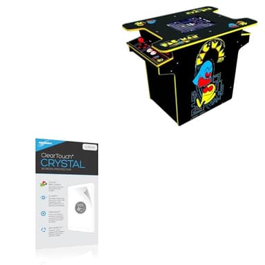 BoxWave Screen Protector Compatible with Arcade1Up PAC-Man Head-to-Head Arcade Table (17 in) - ClearTouch Crystal (2-Pack), HD Film Skin - Shields from Scratches