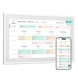 Digital Calendar 15.6-inch Smart Chore Chart, Home Electronic Wall/Tabletop Calendar with Interactive Display/Touch Screen for Family Schedule Planning, Seamless Data Syncs and APP Access