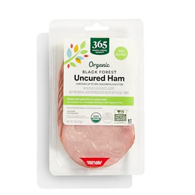 365 by Whole Foods Market Organic Black Forest Sliced Ham, 6 OZ