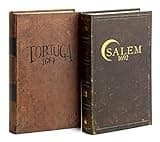 Salem 1692 and Tortuga 1667 Board Game Bundle - Games of Strategy, Deceit, Cards, and Luck