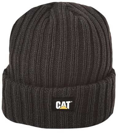 Caterpillar Rib Watch Cap, Black, One Size