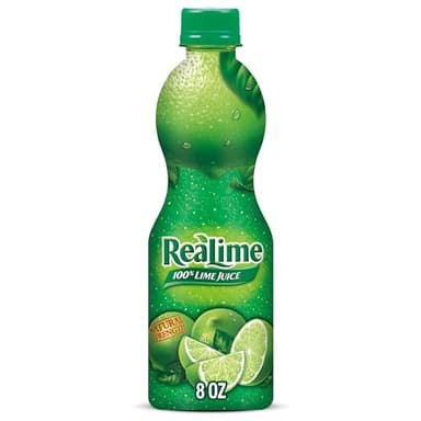 ReaLime, 100% Lime Juice, 8 Fl Oz Bottle