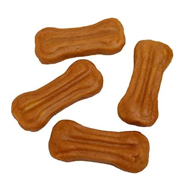 Ultra Chewy Turkey Tendon Pressed Bones for Dogs - Premium All-Natural, Hypoallergenic, Long-Lasting Dog Chew Treat, Easy to Digest, Ingredient Sourced from USA (4 Inches - 4 Pack)