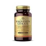 Solgar Magnesium Citrate, 120 Tablets - Promotes Healthy Bones - Supports Nerve & Muscle Function - Non GMO, Vegan, Gluten Free, Dairy Free, Kosher - 60 Servings, Standard Packaging