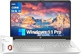 HP 2024 15.6" Touchscreen Laptop - with Microsoft Office Lifetime License, Intel i3-1215U, 16GB RAM, 1TB SSD, Long Battery Life, Micro-Edge, Bluetooth, Wi-Fi, Thin & Light, Windows 11 Pro