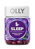 OLLY Sleep Gummy, 3 mg Melatonin, L-Theanine, Chamomile, Lemon Balm, Sleep Aid, Blackberry, 50 Count