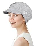 Alnorm Ladies Baseball Caps for Hair Loss Women Light Hemp Grey
