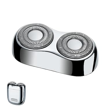 yoose MINISeries Replacement Blade - Non-irritating, Ultra-Sharp, Durable, Floating Design, Skin Friendly, 100% Waterproof，Magnetic Attachment, Silver