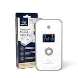 Mindsight Personal Timed Lock Box | Unplug from Phones and Other Small Distractions | 3 Modes based on Willpower | Easy to Use | Out of Sight ~ Out of Mind | Boost Your Mental Wellness