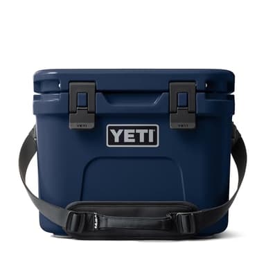 YETI Roadie 15 Hard Cooler with DoubleDuty Shoulder Strap, Navy