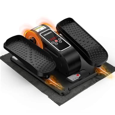 Under Desk Elliptical Machine, Electric Ellipse Leg Exerciser for Senior, Quiet and Compact Electric Seated Pedal Exerciser for Home with Display Monitor, Remote Control and 12 Adjustable Speeds