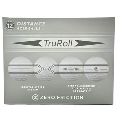 Zero Friction Tru Roll Golf Balls, Grey
