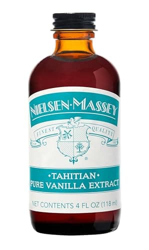 Nielsen-Massey Tahitian Pure Vanilla Extract for Baking and Cooking, 4 Ounce Bottle