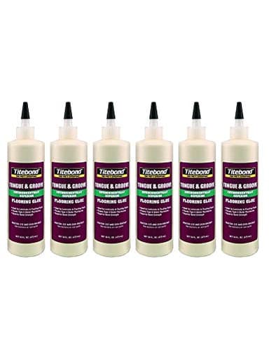 Titebond Tongue & Groove Flooring Glue #2104 (6 bottles) by Unknown
