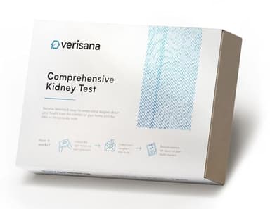 Comprehensive Kidney Test – Comprehensive Home Test for 4 Important Health Markers: BUN, CREAT, Albumin and eGFR – Easy & Convenient from Home by CLIA-Certified Lab – Verisana