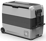 DEAPRULL 12 Volt Refrigerator, 65Quart (61L) Dual Zone Electric Cooler APP Control, Car Fridge -4℉-68℉ 12/24V DC 100-240V AC, Portable Car Refrigerator for Camping, Truck, RV, Travel