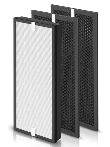 XD6065 & XD6075 Replacement Filter, Compatible with Rowenta PU4020 Intense Pure Air Purifier, also fits PU4010 PU4015 PU4025, Part # XD6074U0 XD6075 XD6070 XD6060 XD6065