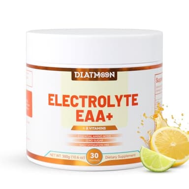 SmildeHeal EAAs Electrolytes Powder, Essential Amino Acids Supplement, EAA & BCAA Powder, with B-Vitamins and Minerals – Hydration Drink Supplement, Keto Friendly, No Sugar- 30 Servings