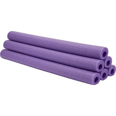 Speedway Motors Purple Roll Bar Padding Set of 6 High Density Impact Foam 36 Inch Length Fits 1-5/8 to 1-3/4 Inch Roll Cage Tubing Offset Hole Racing Safety Padding