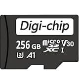Digi-Chip 256GB Micro SD Memory Card for Tapo Cameras, Class 10 UHS-1 V30 Video High Speed Tapo Camera Memory Card for Wi Fi Security Cameras