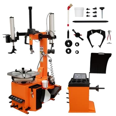 Albott 2.0 HP Tire Changer Machine, Wheel Changer and Balancer Combo for Rims Tire Repair Equipment, 110V Motor, Home Garage & Auto Shop Mounting Tool