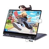 Dell Inspiron 14 2-in-1 Laptop - 14" FHD Touchscreen, AMD Ryzen 5 8640HS, 32GB DDR5 RAM, 1TB SSD, Backlit Keyboard, Fingerprint Reader, Windows 11 Pro, Office Lifetime License, CD/DVD Drive