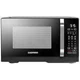 Chefman MicroCrisp Countertop Microwave Oven and Convection Oven, with Integrated Crisper, Guided Touchscreen Interface, 10 Power Levels, Mute Function, and Eco Mode, 1800W and 0.8 Cu. Ft. - Black