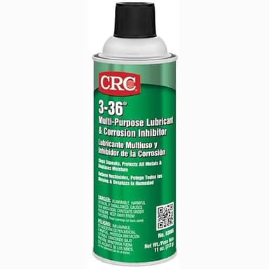 CRC 3-36 Multipurpose Lubricant & Corrosion Inhibitor 03005 – 11 Wt Oz., Corrosion Protectant Spray w/ Petroleum Base for Metal Equipment