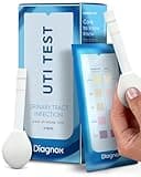 Diagnox UTI Test Strips - Accurate Results in 2 Minutes, FSA/HSA Eligible, Clean Grip Handle - Urine Test Strips for Women & Men, 3 Count