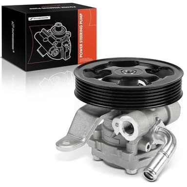 A-Premium Power Steering Pump, with Pulley, Compatible with Infiniti G35 & Nissan 350Z, 2003 2004 2005 2006 2007, 3.5L, Replace# 49110CF40A