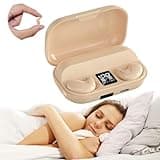 Xmenha Nude Sleep Hidden Headphones Wireless Invisible Earbuds for Sleeping Sleep Tiny Earbuds for Side Sleepers Headphone to Sleep in Tiny Smallest Invisible Earbuds Earphones for Sleeping
