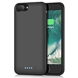 Battery Case for iPhone 6s Plus/6 Plus/7 Plus/8 Plus 8500mAh, Rechargeable Charging Case for iPhone 6Plus Extended Battery Pack Charger Portable Power Bank Cover for 7Plus 8Plus (5.5”)