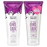 Not Your Mother's Curl Talk Frizz Control Sculpting Gel & Defining Cream (2-Pack) - 6 fl oz Each - Tames Hair Frizz & Maximizes Definition – For All Curly Hair Types
