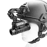 BINOCK NVG50 Helmet Night Vision Monoculars, 2K PVS 14Tactical Night Vision Goggles with 4 Color Modes 1-4X Magnification, 940 nm IR WiFi Military Night Vision Scope for Camping Outdoor Observation
