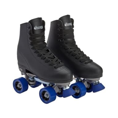 CHICAGO Skates Premium Black Quad Roller Skates for Boys and Men Beginners Classic Adjustable High-Top Design for Indoor or Outdoor Skates and Roller Derby