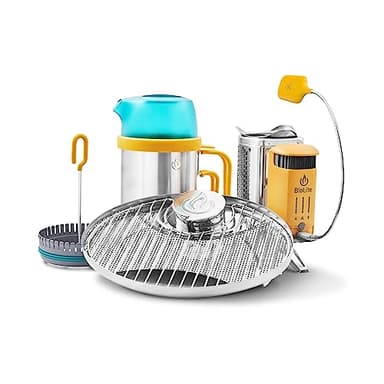 BioLite CampStove 2+ Wood Burning, Electricity Generating & USB Charging Camp Stove, Complete Kit